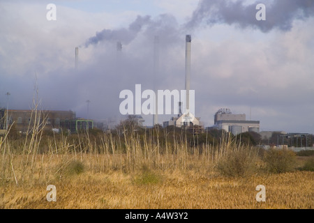 UK paper factory at Sittingbourne Kent Stock Photo