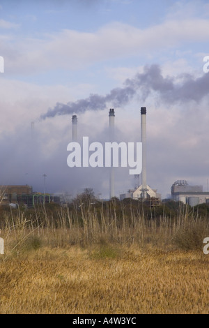 UK paper factory at Sittingbourne Kent Stock Photo