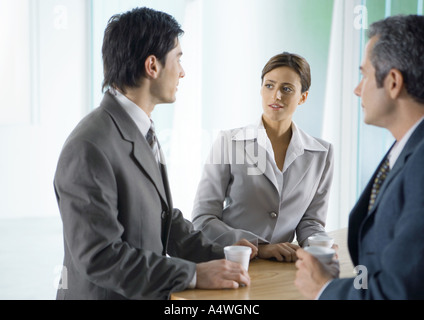 Business colleagues having coffee break Stock Photo