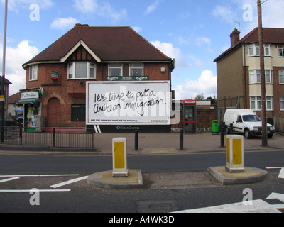 tory election poster Stock Photo