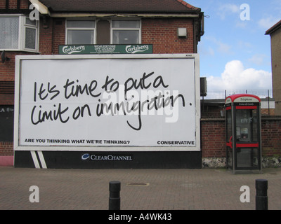 tory election poster Stock Photo