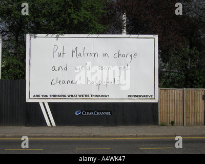 tory election poster Stock Photo