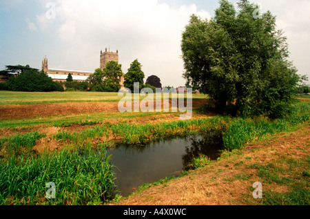 Site of Tewkesbury battlefield in 1471 known as Bloody Meadow after a ...