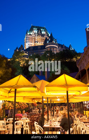 Chateau Frontenac, Upper Town, Lower Town, Old Town, Quebec City, Quebec, Canada Stock Photo