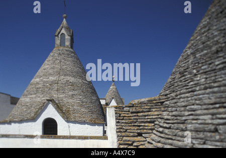 The typical houses called trulli Stock Photo