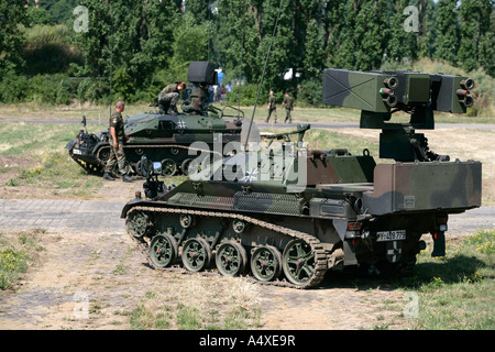 Anti-aircraft-tank 'Ozelot' of german army 'Bundeswehr' Stock Photo