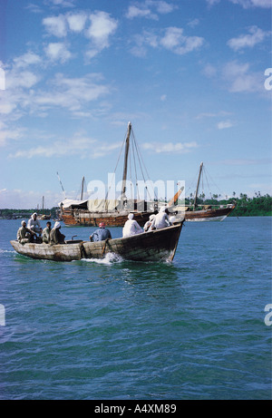 The Old Harbour Mombasa Kenya East Africa Stock Photo