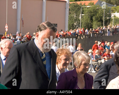 International mediator Terry Waite, an invited guest, attending the Honorary Freedom of the City of Gibraltar ceremony 2004, Stock Photo