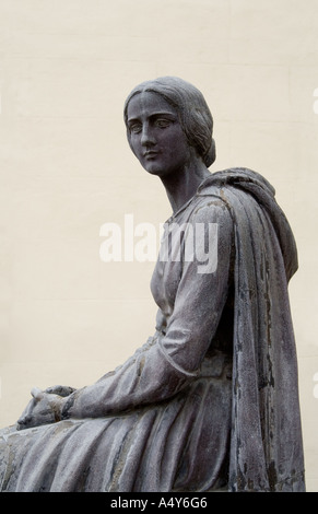 Statue of Evangeline Henry Wadsworth Longfellow St Martinville LA USA Stock Photo