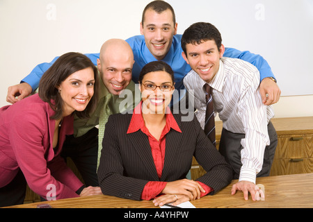 Portrait of businesspeople in office Stock Photo