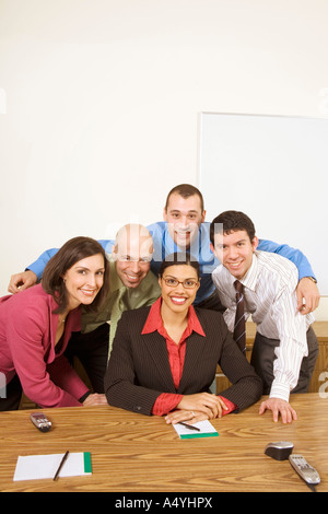 Portrait of businesspeople in office Stock Photo