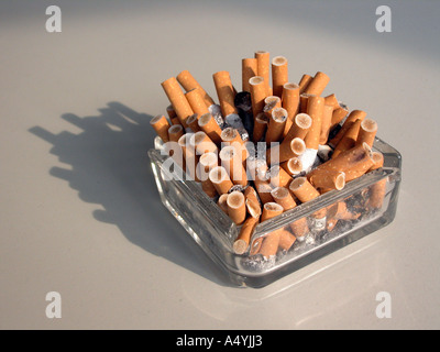 A full ash-tray Stock Photo