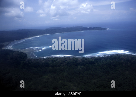 Aerial view of Andaman Nicobar island Stock Photo