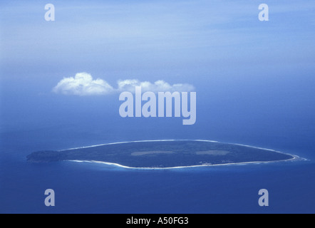 Aerial view of Andaman Nicobar island Stock Photo