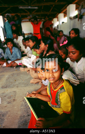 School in a village Rajmundri Distt Andhra Pradesh India Stock Photo