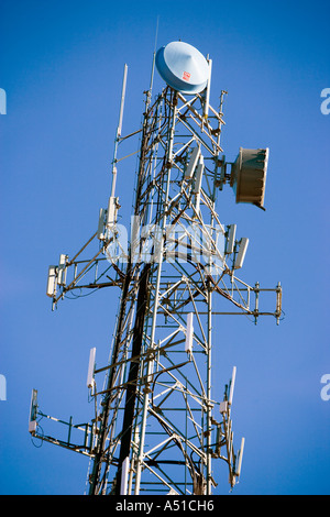 Microwave cel tower Stock Photo