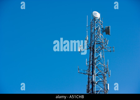 Microwave cel tower Stock Photo