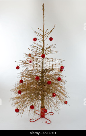 Old Christmas tree with no needles on it Stock Photo Alamy