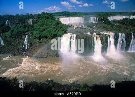 Salto Tres Mosqueteros, Iguacu Falls, Brazil Stock Photo