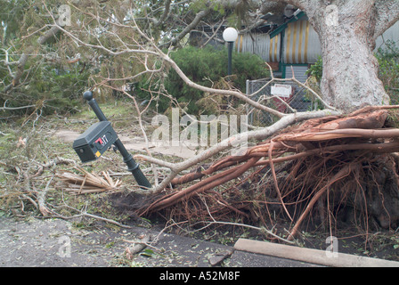 Hurricane Frances Saint Lucie County Florida damage Stock Photo