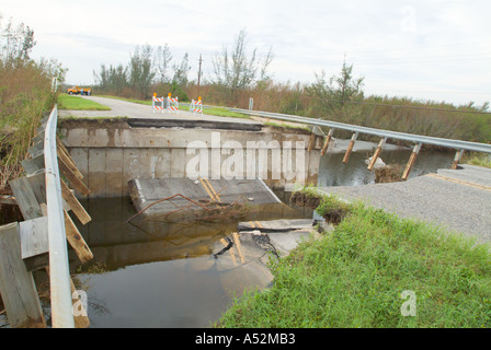 Hurricane Frances Saint Lucie County Florida damage Stock Photo