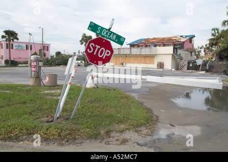 Hurricane Frances Saint Lucie County Florida damage Stock Photo