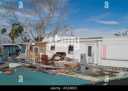 Hurricane Frances Saint Lucie County Florida damage Stock Photo