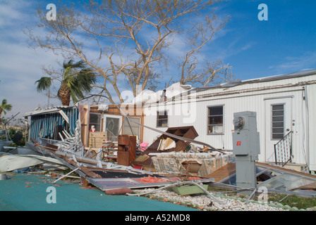 Hurricane Frances Saint Lucie County Florida damage Stock Photo