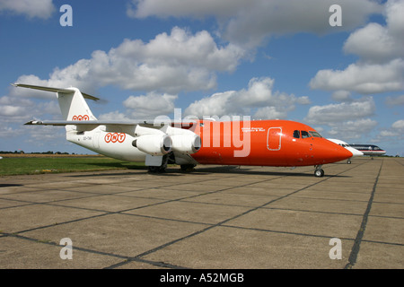 British Aerospace Bae 146 freighter aircraft Stock Photo