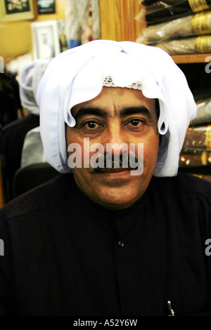 Portrait of a Kuwaiti man in traditional cloth Stock Photo