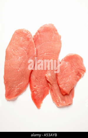 Veal escalopes Stock Photo