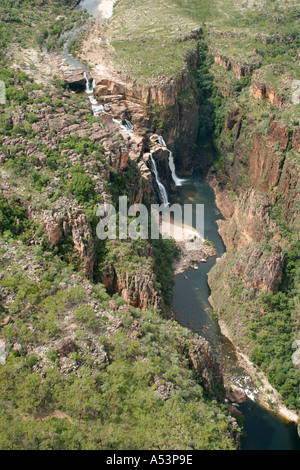 Twin falls in Kakadu national park in Australia Stock Photo