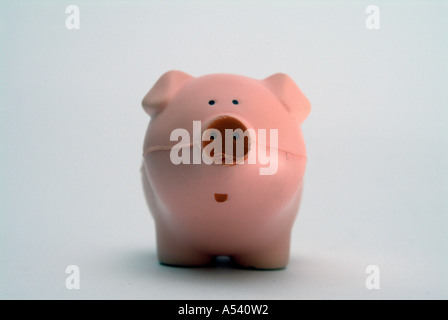 Squashy stress toy pig Stock Photo