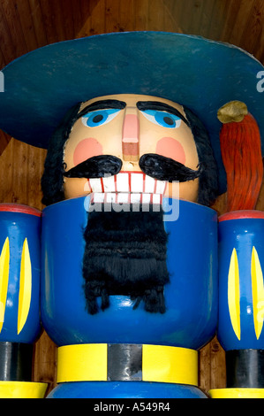Nut cracker Seiffen Erzgebirge Germany Stock Photo