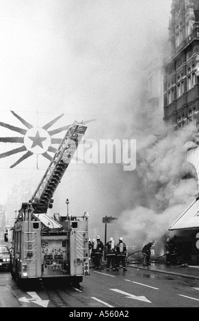 Shop fire Bond Street London Stock Photo - Alamy