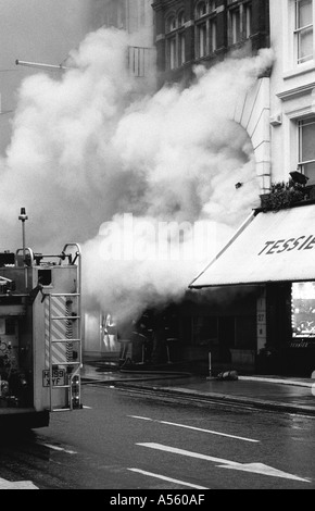 Shop fire Bond Street London Stock Photo - Alamy