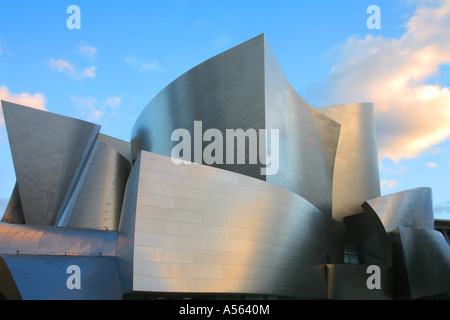 Exterior Walt Disney Concert Hall Downtown Los Angeles Los Angeles County California United States Stock Photo