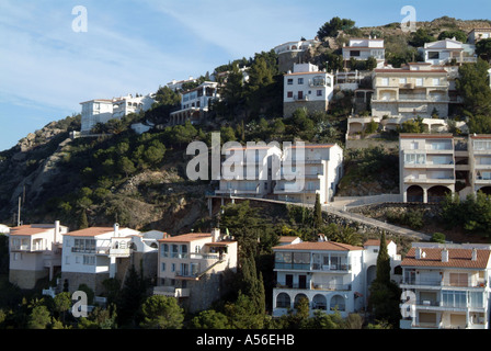 spainish, villas, in, the, bay, of, roses, overseas, property, timeshare, time, share, Stock Photo