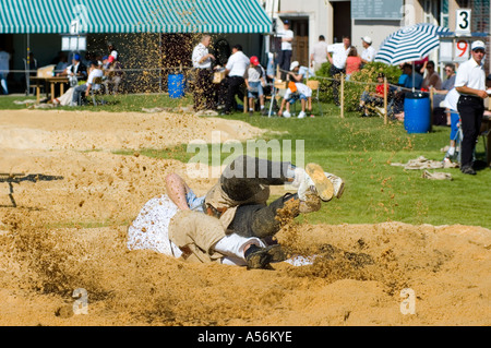 Swiss wrestling Switzerland Stock Photo