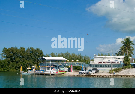 Papa Joe's Bar, Restaurant and Marina, Islamorada Key, Florida Keys, Florida, USA Stock Photo