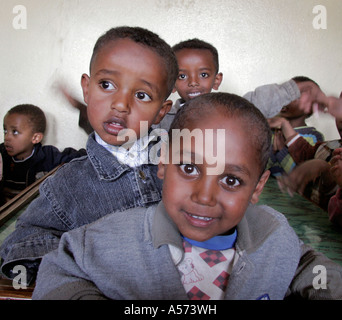 Painet jb1184 ethiopia boys orphans kidane mehret childrens home addis ababa africa child kid children kids education Stock Photo