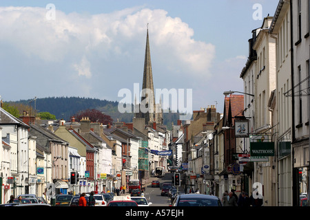 UK Wales Gwent Monmouth Monnow Street Stock Photo