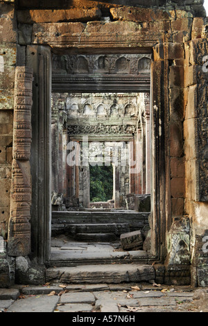 Preah Khan Temple Angkor Wat Cambodia Stock Photo