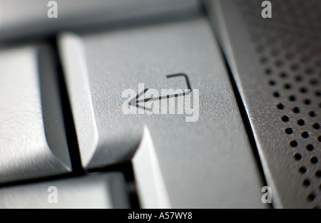 A return key on a modern computer Stock Photo