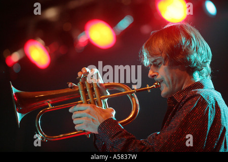 Jazz trumpeter Markus Stockhausen Stock Photo