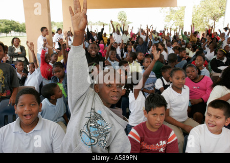 Miami Florida,Liberty City,Lenora Smith Elementary School,campus,public education,low income,poverty,neighborhood,residential Black student students F Stock Photo