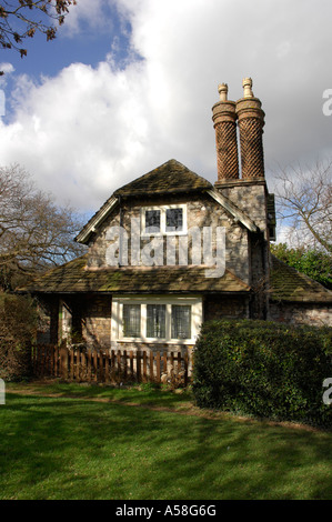 Thatched cottage, Blaise Hamlet, Bristol, England Stock Photo