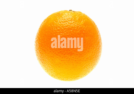 Orange against white background Stock Photo