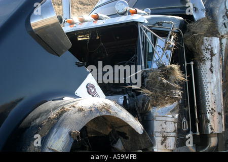 ACCIDENT VEHICULAR Stock Photo