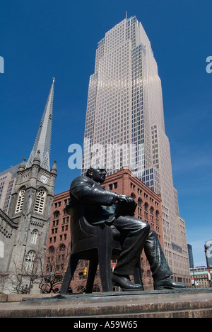 57 story Key Tower building in Downtown Cleveland Ohio sightseeing landmarks and tourist attractions Stock Photo